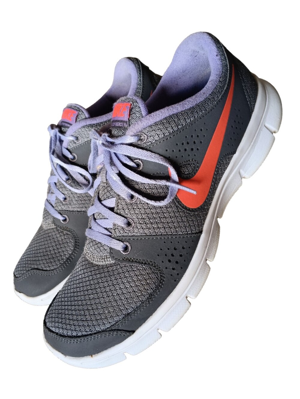 ❤️ Nike Flex Experience Women's Running Shoes Sneakers 8.5 Athletic Gray Purple